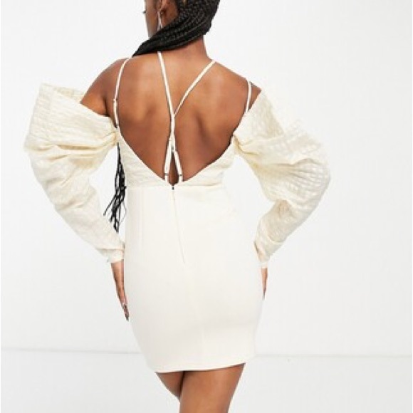 ASOS Dramatic Sleeve Dress - Picture 2 of 8